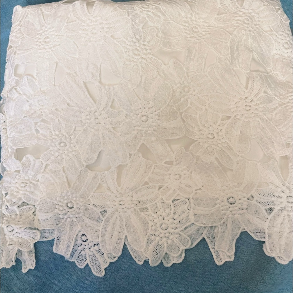 Astr the label white bodycon lace Dress M - Picture 8 of 8